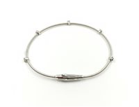 Bracelet Marco Bicego Woman santorini in White Gold Diamante 0.35 Ct BG659-B - BG659-B